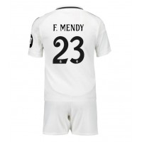 Real Madrid Ferland Mendy #23 Hjemmedraktsett Barn 2024-25 Kortermet (+ Korte bukser)